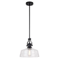 Beloit 12 - in. Pendant Matte Black - Orvon Lighting