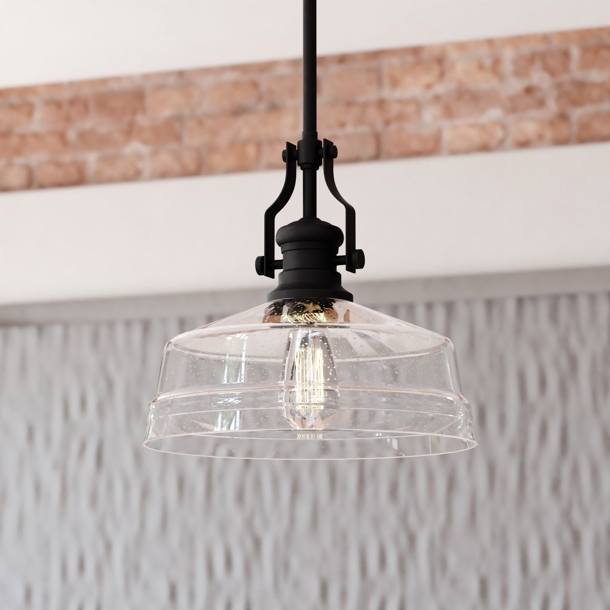 Beloit 12 - in. Pendant Matte Black - Orvon Lighting
