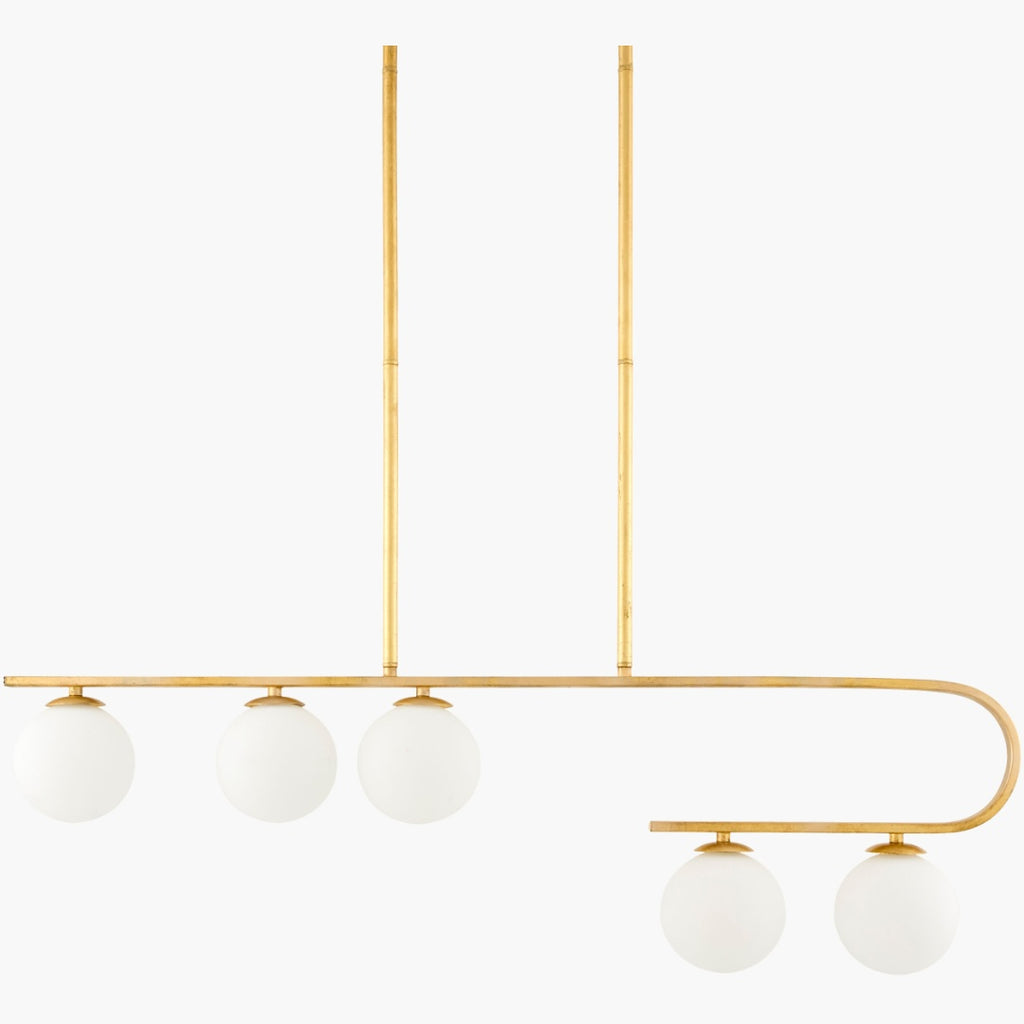 Surya Bernay 5" L × 39" W Chandelier – Default Title