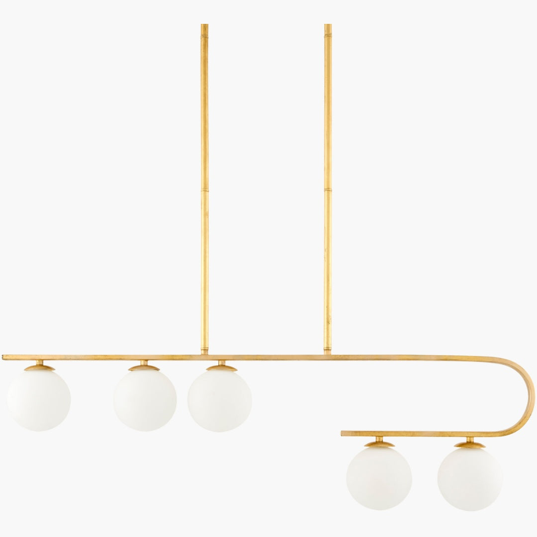 Surya Bernay 5" L × 39" W Chandelier – Default Title