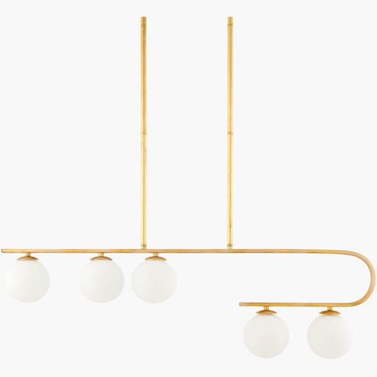 Surya Bernay 5" L × 39" W Chandelier – Default Title