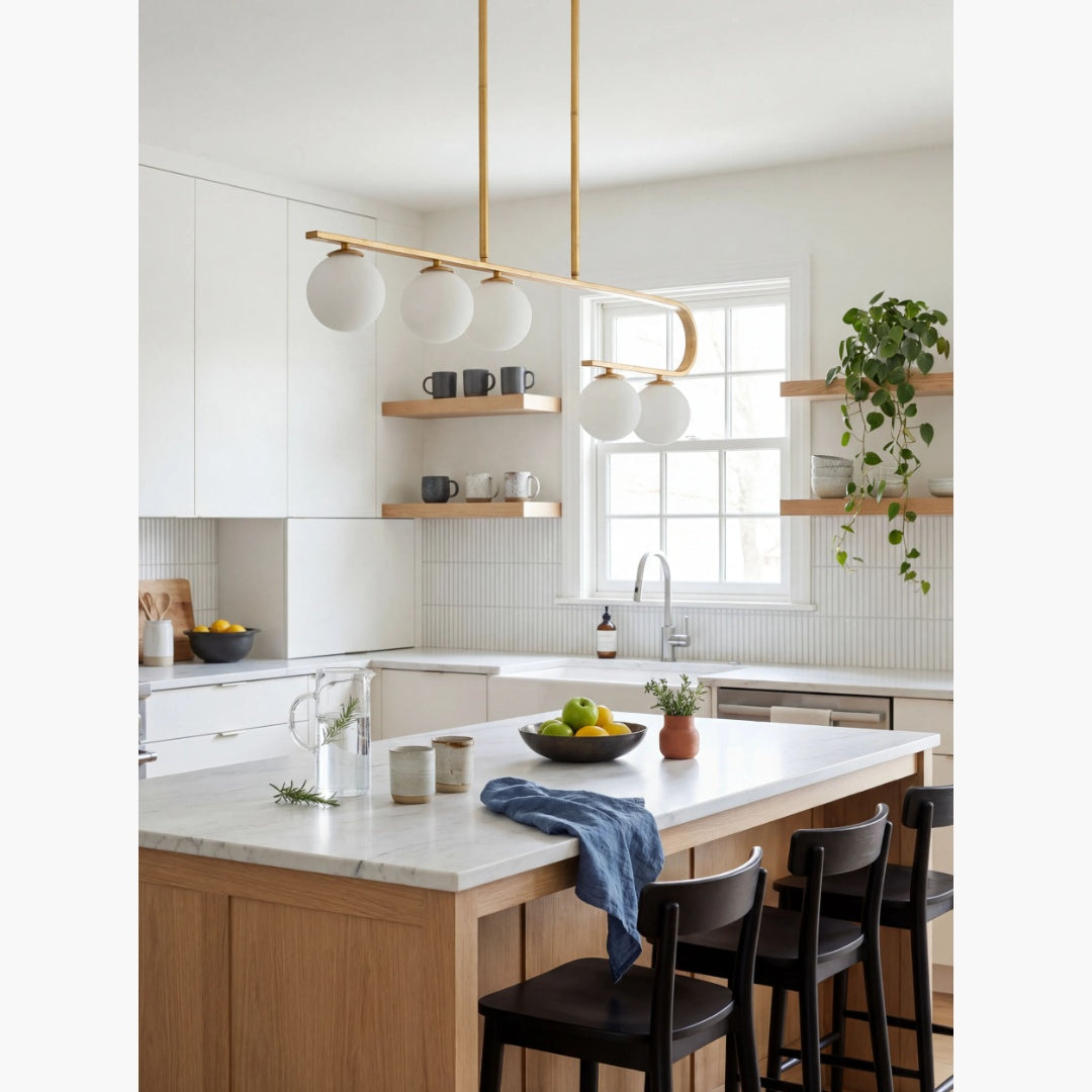 Surya Bernay 5" L × 39" W Chandelier – Default Title additional view