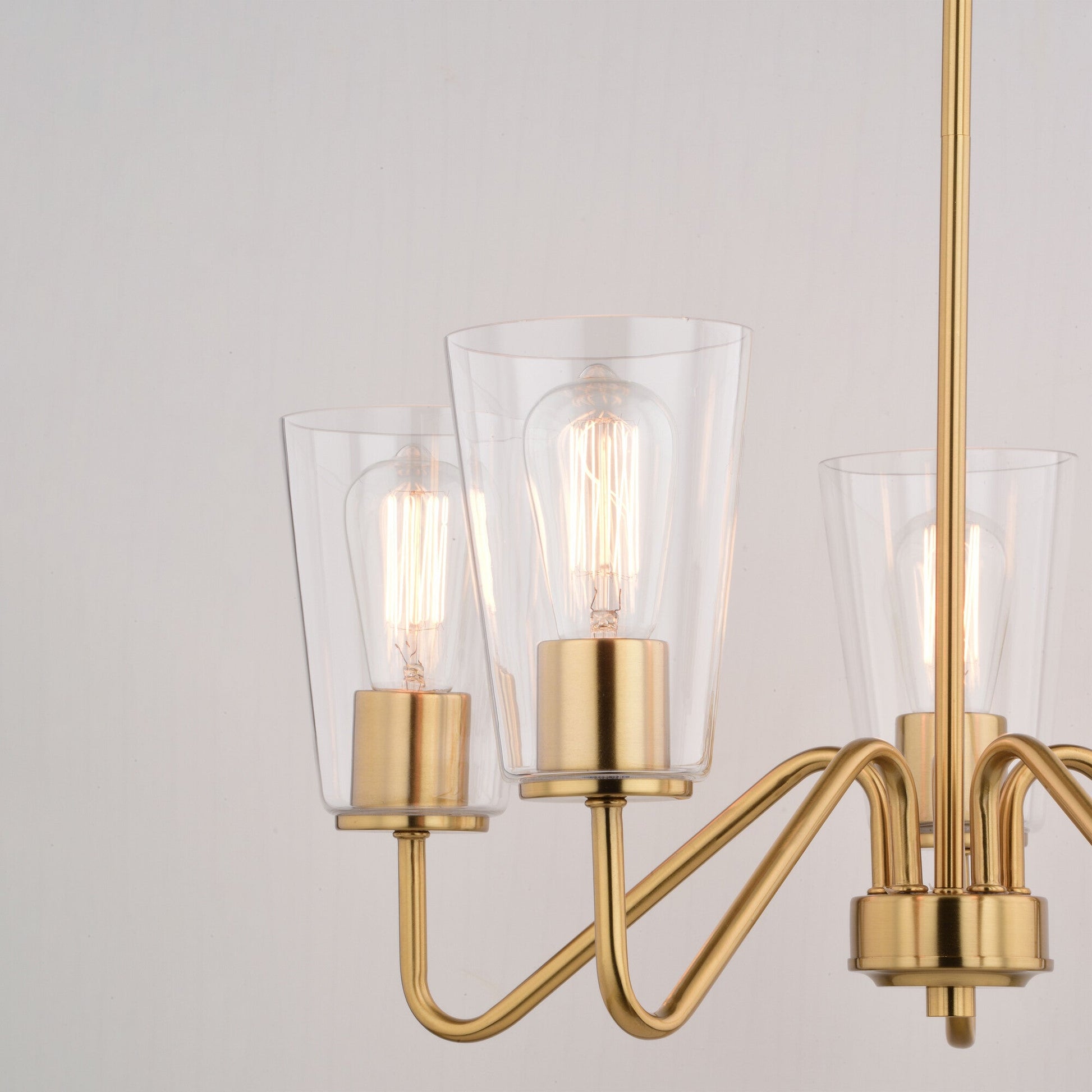 Beverly 23 - in 5 Light Chandelier Muted Brass - Orvon Lighting