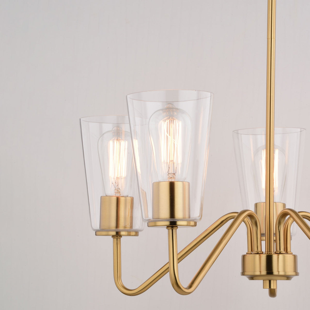 Beverly 23 - in 5 Light Chandelier Muted Brass - Orvon Lighting