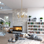Beverly 23 - in 5 Light Chandelier Muted Brass - Orvon Lighting