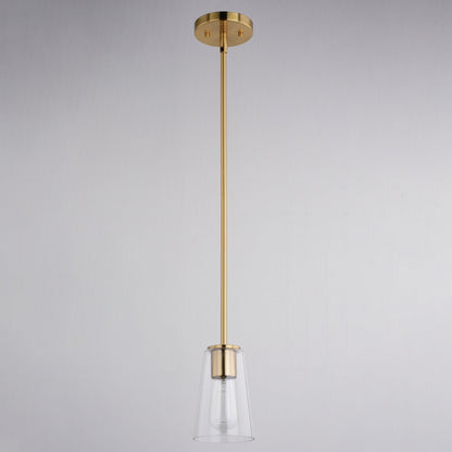 Beverly 4.5 - in 1 Light Mini Pendant Muted Brass - Orvon Lighting