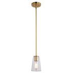 Beverly 4.5 - in 1 Light Mini Pendant Muted Brass - Orvon Lighting