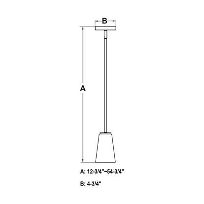 Beverly 4.5 - in 1 Light Mini Pendant Muted Brass - Orvon Lighting