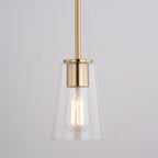 Beverly 4.5 - in 1 Light Mini Pendant Muted Brass - Orvon Lighting