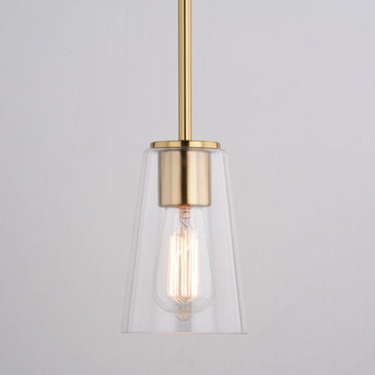Beverly 4.5 - in 1 Light Mini Pendant Muted Brass - Orvon Lighting