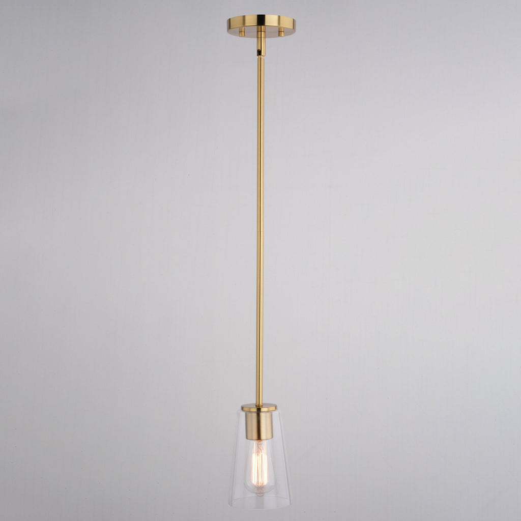 Beverly 4.5 - in 1 Light Mini Pendant Muted Brass - Orvon Lighting