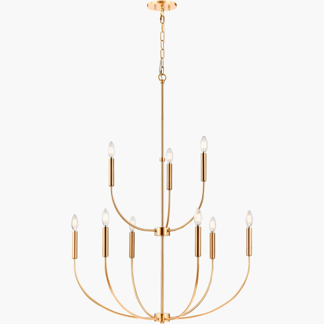 Surya Belden 32" L × 32" W Chandelier – Default Title additional view