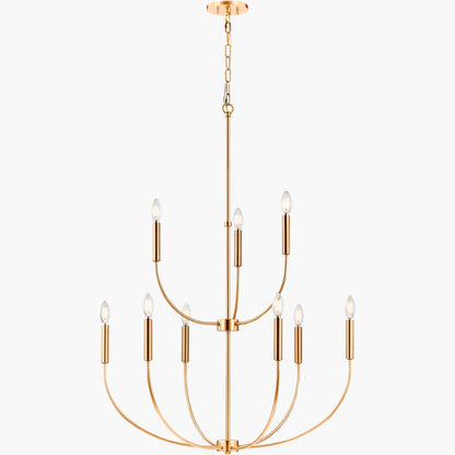 Surya Belden 32" L × 32" W Chandelier – Default Title additional view