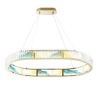 Boeseman's Colorful Chandelier 1 Tier, Squoval - Orvon Lighting