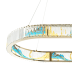 Boeseman's Colorful Chandelier 1 Tier, Squoval - Orvon Lighting