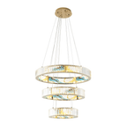 Boeseman's Colorful Chandelier 3 Tiers, Round - Orvon Lighting