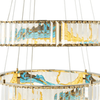 Boeseman's Colorful Chandelier 3 Tiers, Round - Orvon Lighting