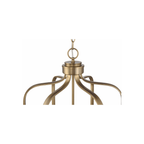 Bolden 6 Light 18 inch Satin Brass Foyer Pendant Ceiling Light - Orvon Lighting