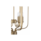 Bolden 6 Light 18 inch Satin Brass Foyer Pendant Ceiling Light - Orvon Lighting