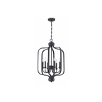 Bolden 6 Light 18 inch Satin Brass Foyer Pendant Ceiling Light - Orvon Lighting