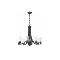 Bolden Chandelier Ceiling Light in Clear Seeded - Orvon Lighting