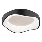 Bowen 16.5 - in. W LED Flush Mount Textured Black - Orvon Lighting