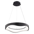 Bowen 20.5 - in. W LED Chandelier Textured Black - Orvon Lighting