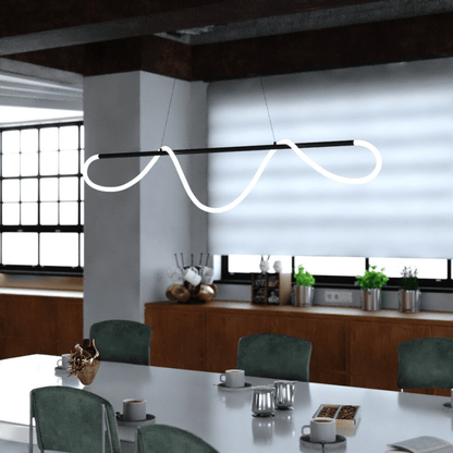 Bowman 59 - in. W LED Linear Chandelier Matte Black - Orvon Lighting