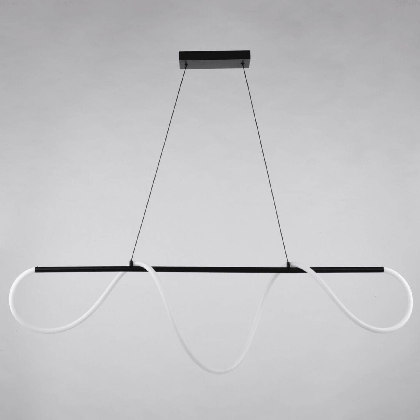 Bowman 59 - in. W LED Linear Chandelier Matte Black - Orvon Lighting