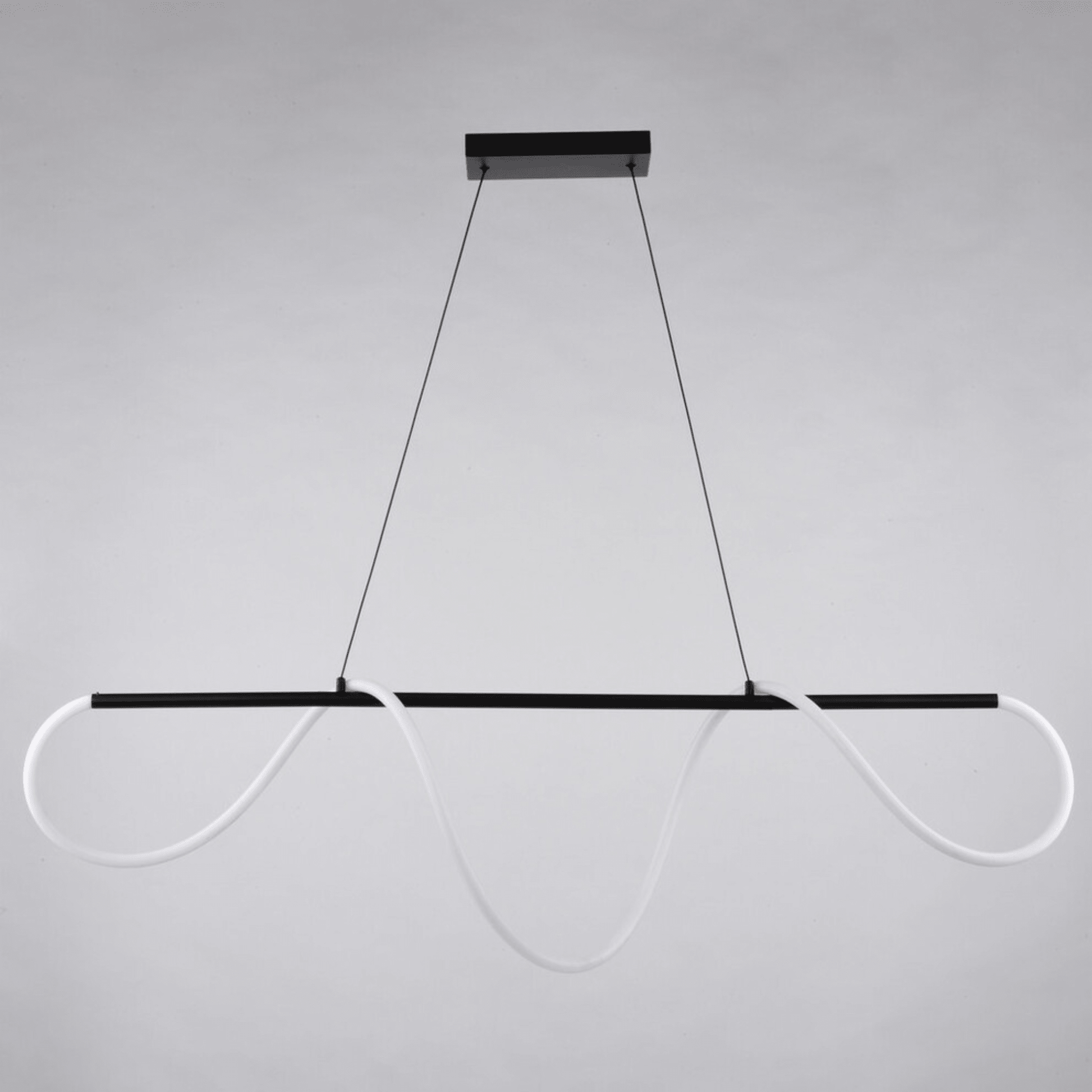 Bowman 59 - in. W LED Linear Chandelier Matte Black - Orvon Lighting