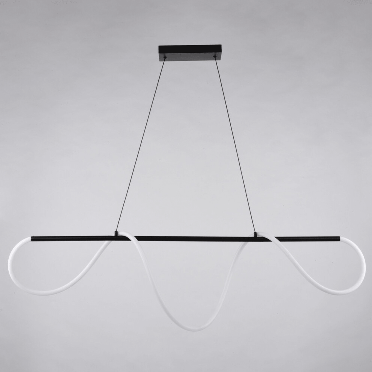 Bowman 59 - in. W LED Linear Chandelier Matte Black - Orvon Lighting