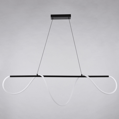 Bowman 59 - in. W LED Linear Chandelier Matte Black - Orvon Lighting