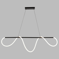 Bowman 59 - in. W LED Linear Chandelier Matte Black - Orvon Lighting