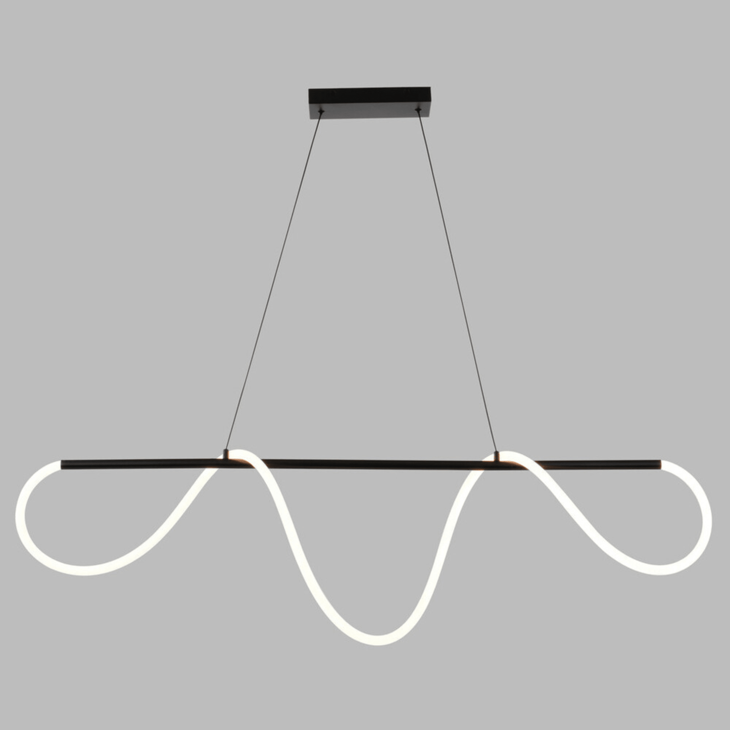 Bowman 59 - in. W LED Linear Chandelier Matte Black - Orvon Lighting
