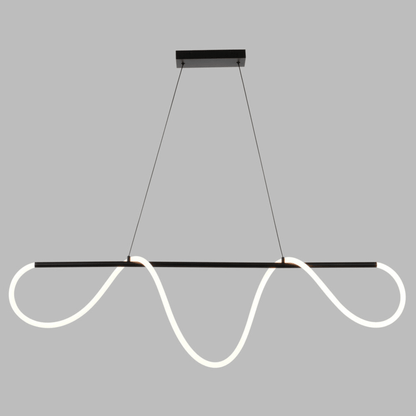 Bowman 59 - in. W LED Linear Chandelier Matte Black - Orvon Lighting