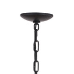 Breckenridge 30.5 - in. 6 Light Antler Chandelier Aged Iron with Natural Rope - Orvon Lighting