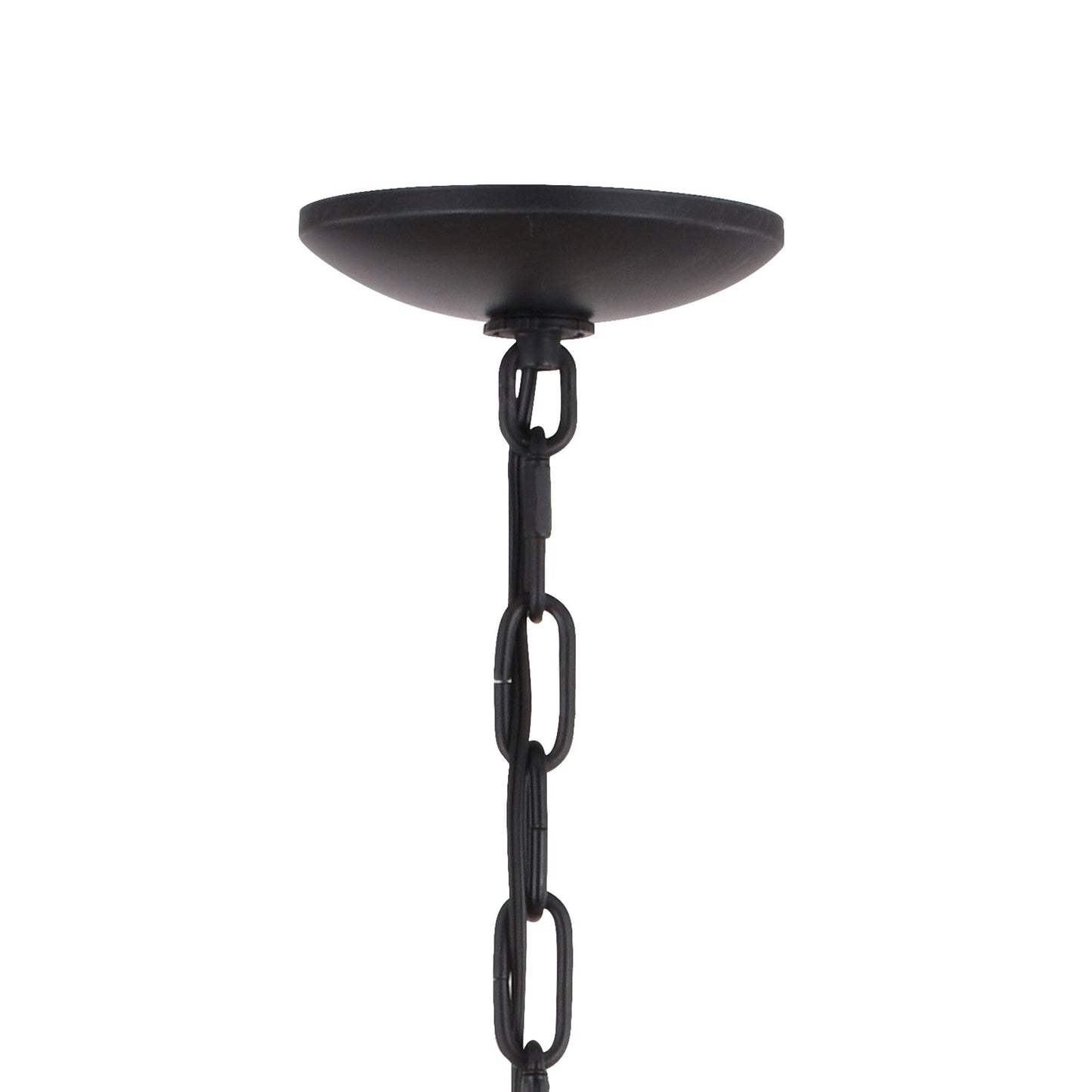 Breckenridge 30.5 - in. 6 Light Antler Chandelier Aged Iron with Natural Rope - Orvon Lighting