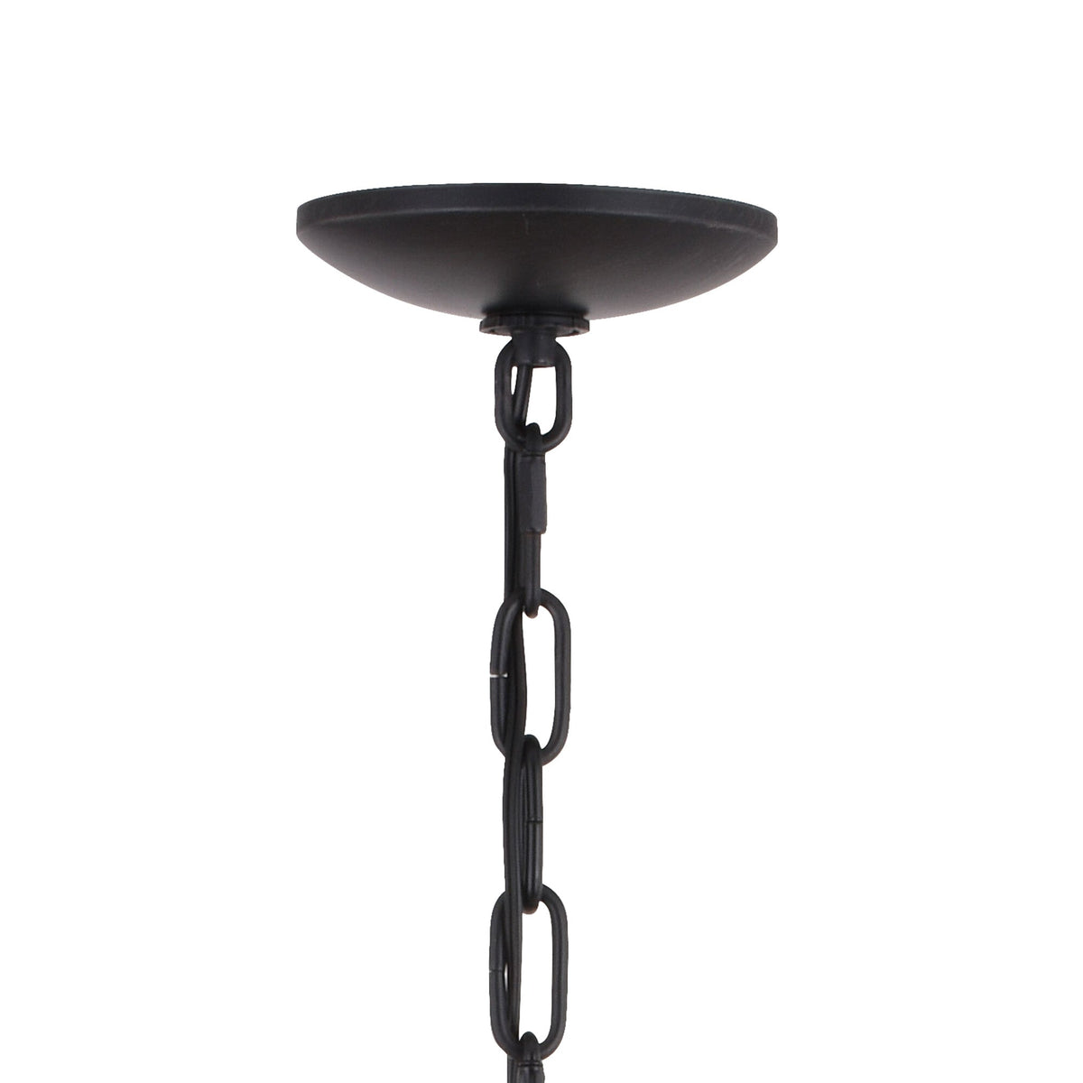 Breckenridge 30.5 - in. 6 Light Antler Chandelier Aged Iron with Natural Rope - Orvon Lighting