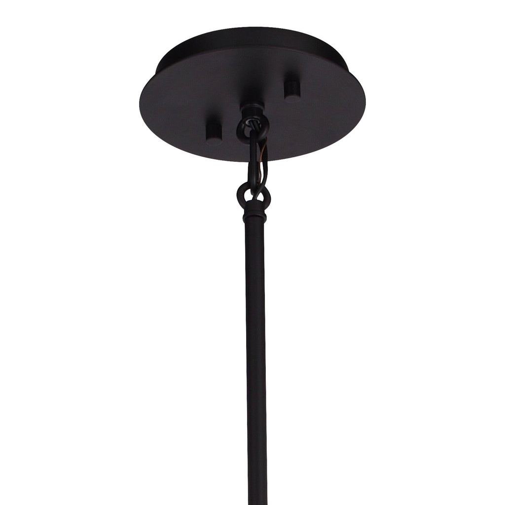 Bridgeview 16 in. 4 Light Pendant Oil Rubbed Bronze and Light Walnut - Orvon Lighting