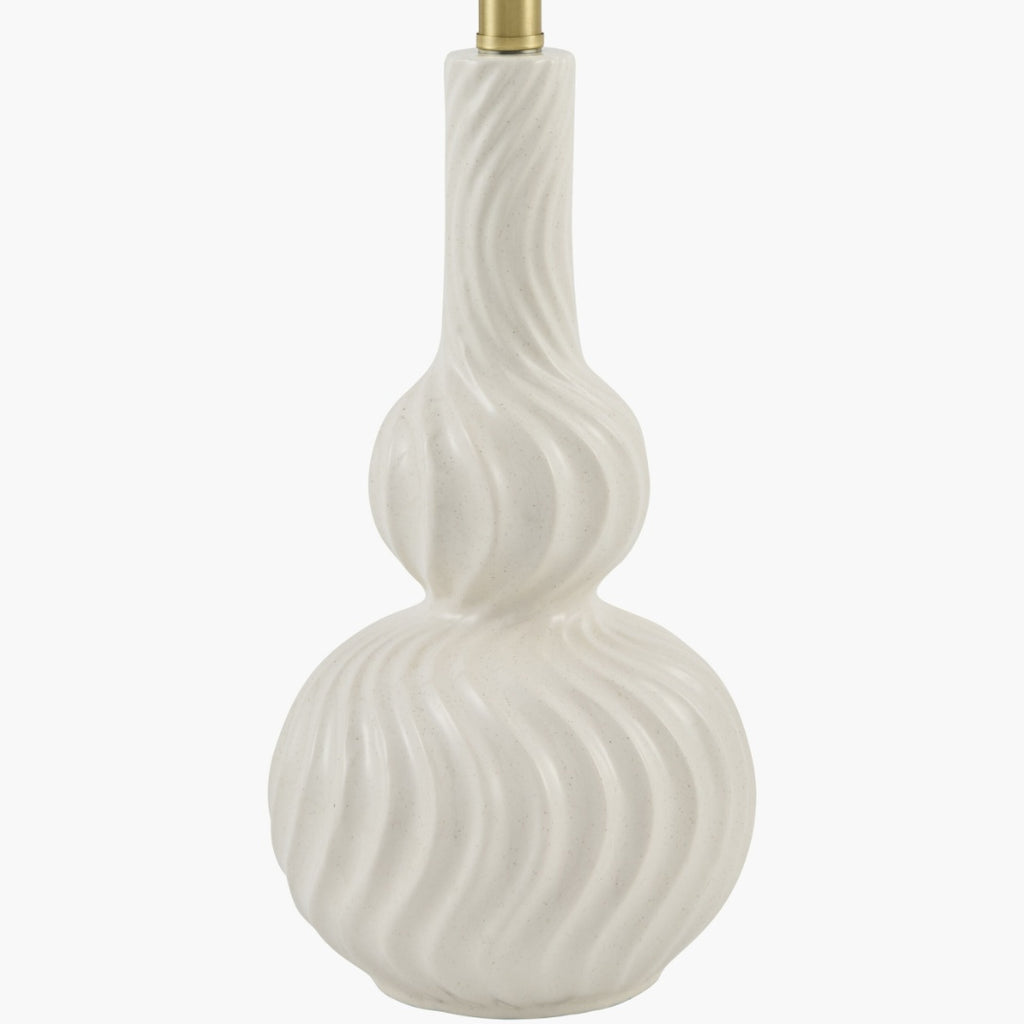 Surya Baska 18.5" L × 18.5" W × 26.5" H Accent Table Lamp – White additional view