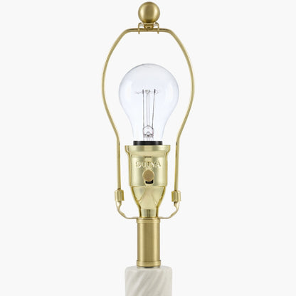 Surya Baska 18.5" L × 18.5" W × 26.5" H Accent Table Lamp – White additional view