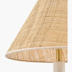 Surya Baska 18.5" L × 18.5" W × 26.5" H Accent Table Lamp – White additional view