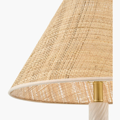 Surya Baska 18.5" L × 18.5" W × 26.5" H Accent Table Lamp – White additional view