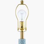 Surya Baska 18.5" L × 18.5" W × 26.5" H Accent Table Lamp – Blue additional view