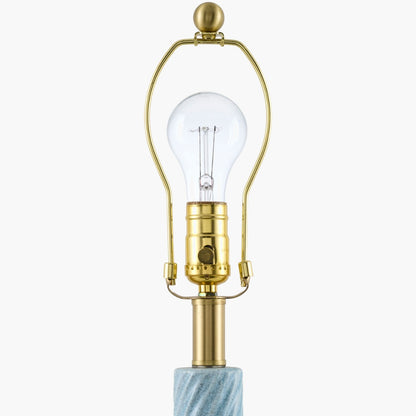 Surya Baska 18.5" L × 18.5" W × 26.5" H Accent Table Lamp – Blue additional view