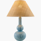 Surya Baska 18.5" L × 18.5" W × 26.5" H Accent Table Lamp – Blue additional view