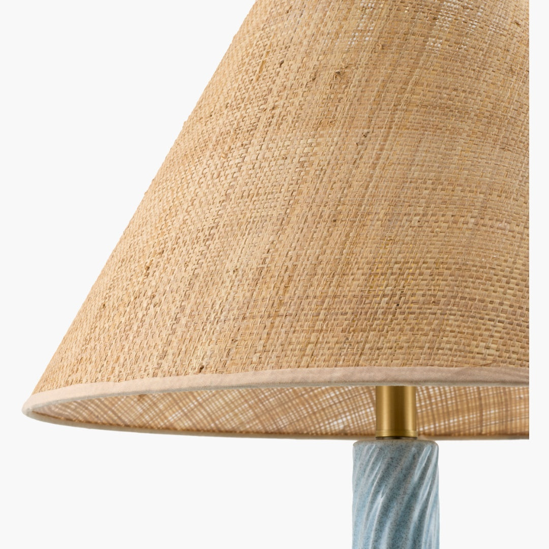 Surya Baska 18.5" L × 18.5" W × 26.5" H Accent Table Lamp – Blue additional view