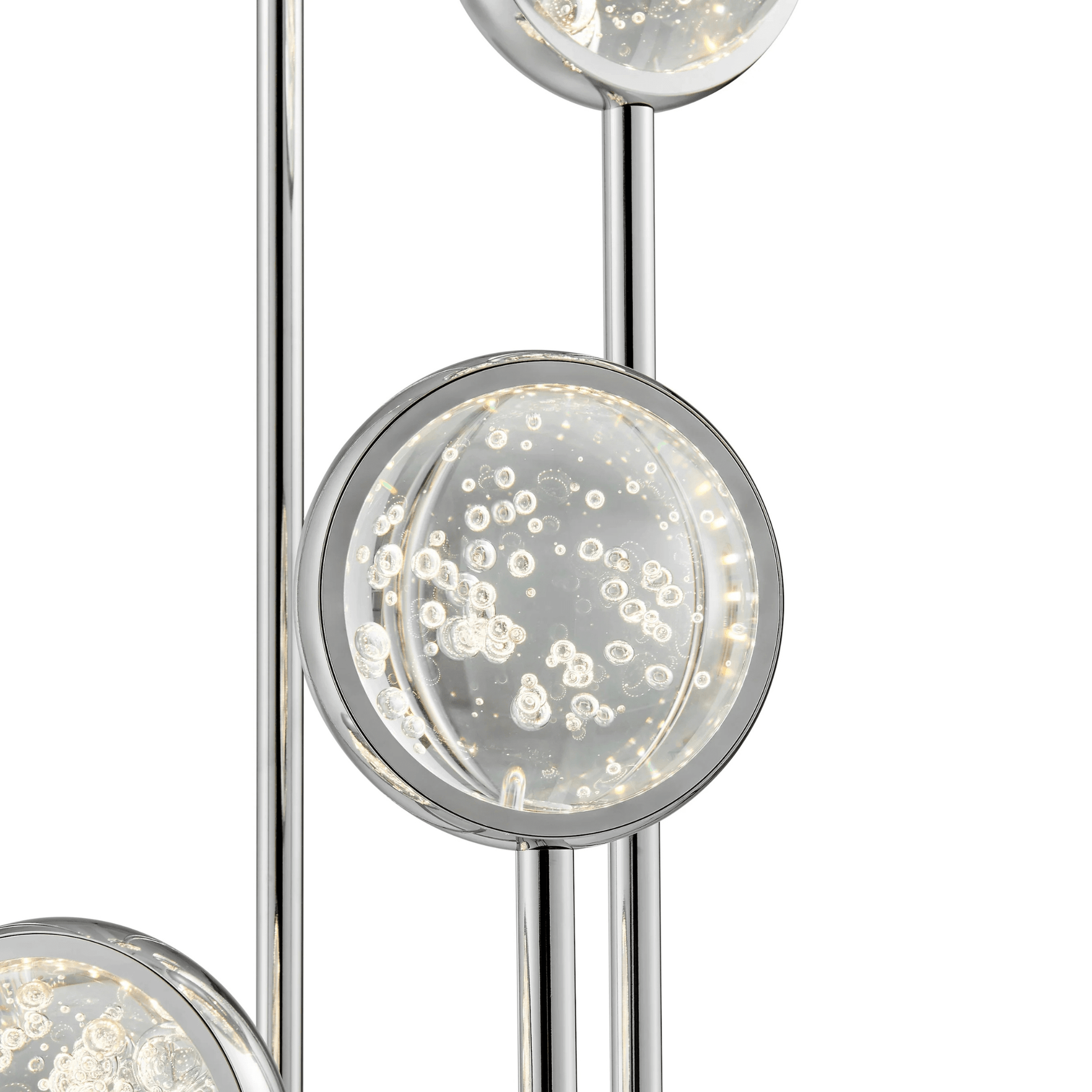 Bubbling Glow Floor Lamp Chrome - Orvon Lighting