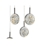 Bubbling Glow Rectangular Chandelier Chrome - Orvon Lighting