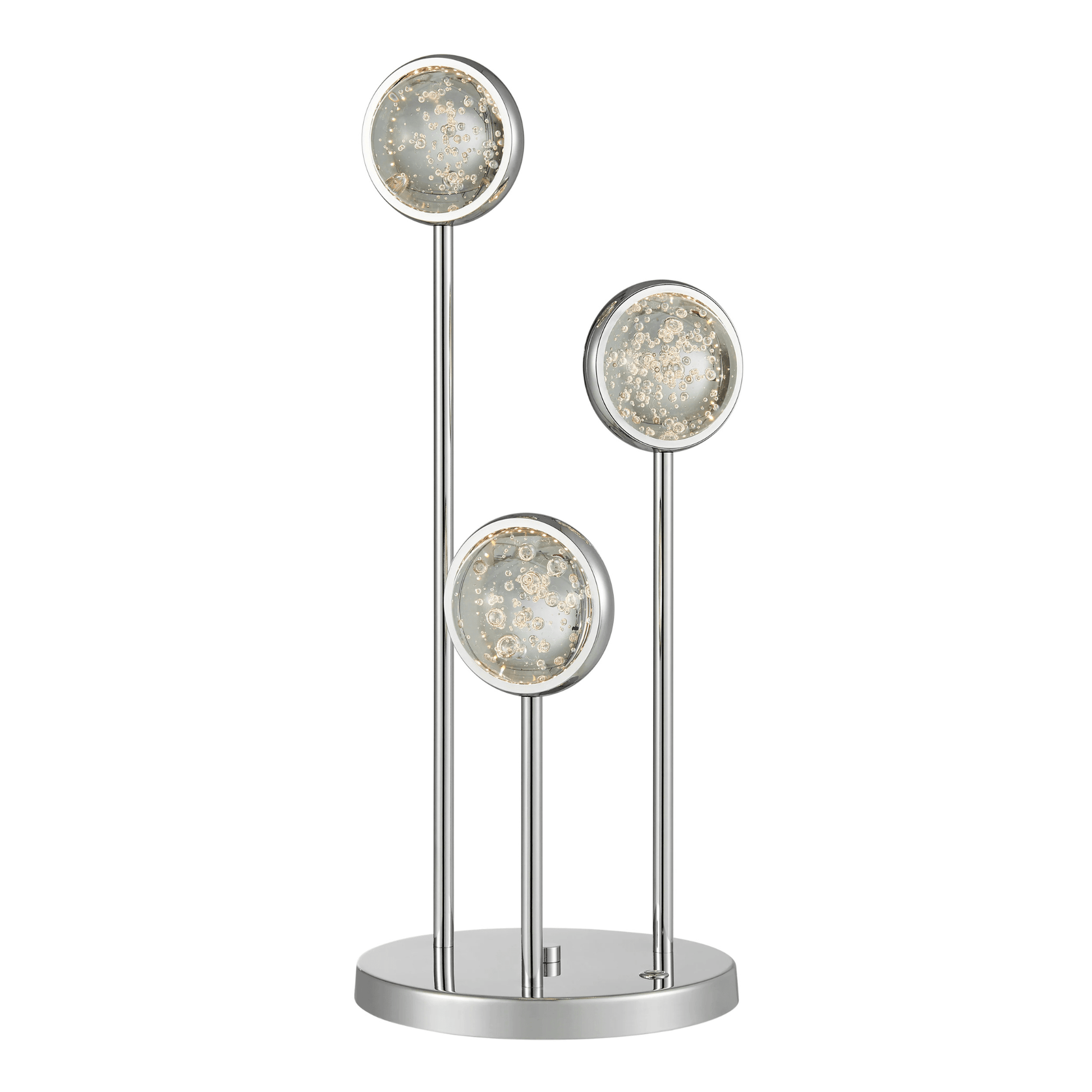 Bubbling Glow Table Lamp Chrome - Orvon Lighting